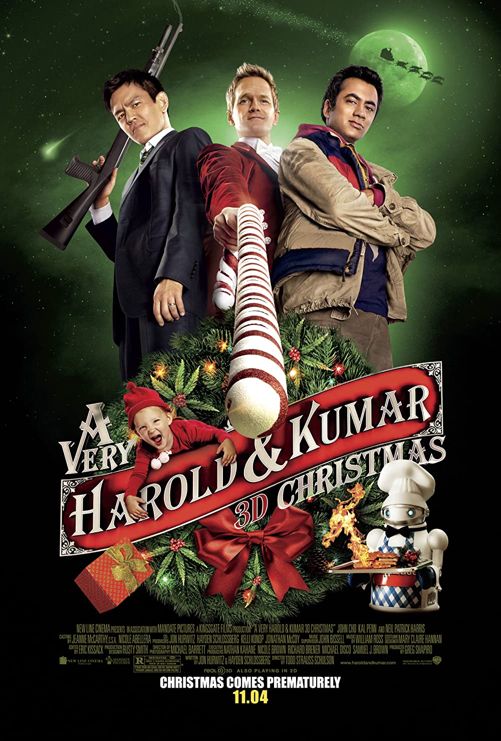 مشاهدة فيلم A Very Harold & Kumar 3D Christmas 2011